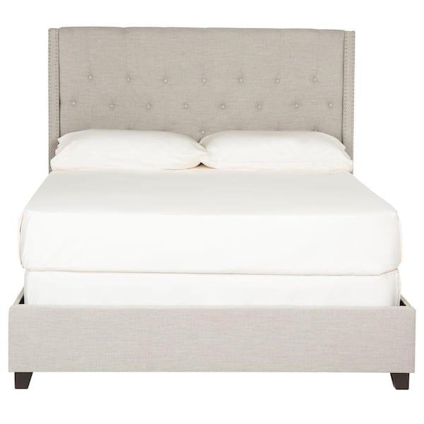 SAFAVIEH Winslet Gray Full Upholstered Bed