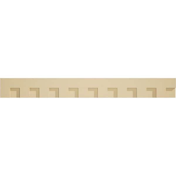 1 in. D x 5 in. W x 45 in. L Primed Polyurethane Panel Moulding