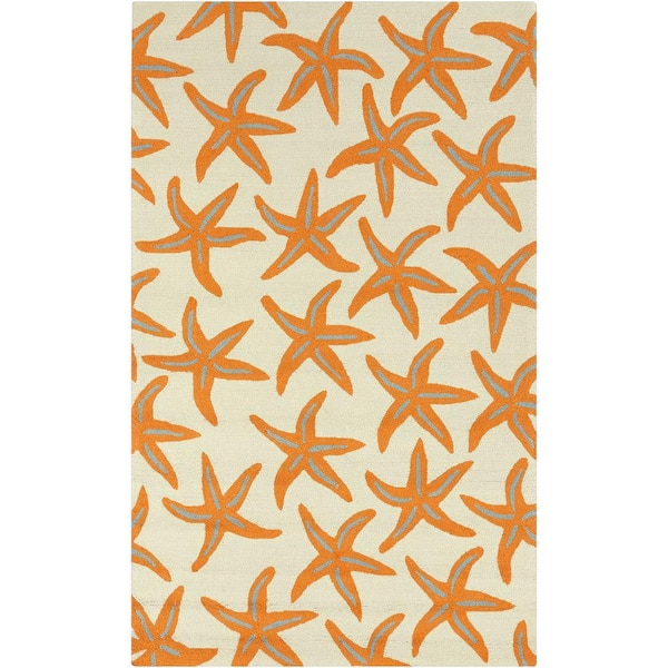 Artistic Weavers Mount Tyndall Orange 5 ft. x 8 ft. Indoor/Outdoor Area Rug