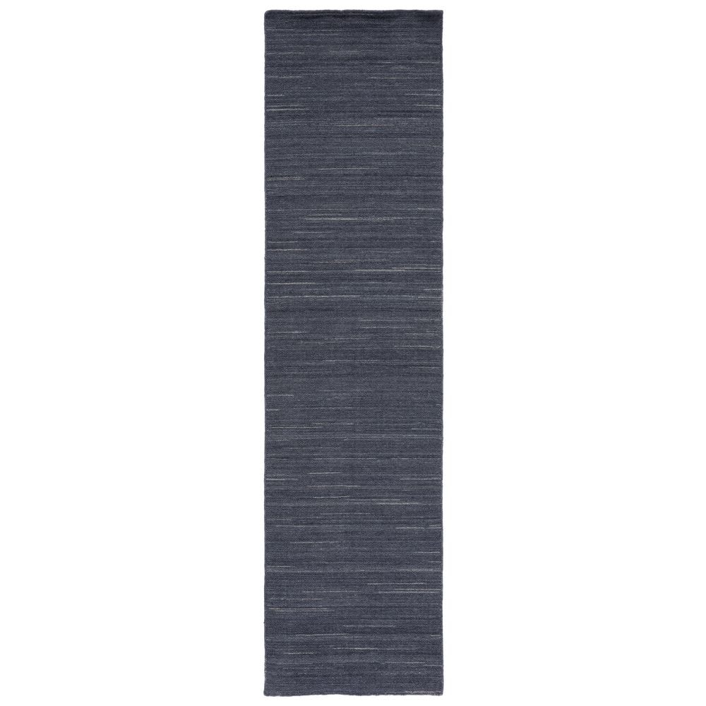 Handmade Gray Wool Flat Woven Area Rug 27" x 8"