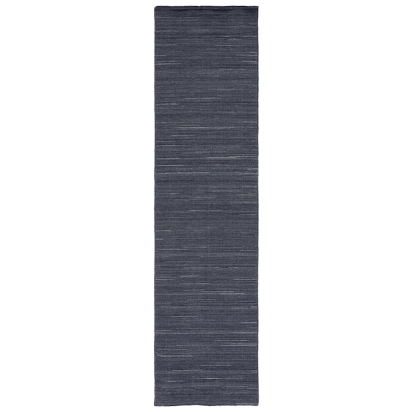 SAFAVIEH Kilim Dark Grey 2 ft. x 9 ft. Solid Color Runner Rug