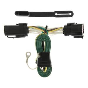 Custom Vehicle-Trailer Wiring Harness, 4-Way Flat Output, Select Ford F-150, F-250, Quick Electrical Wire T-Connector