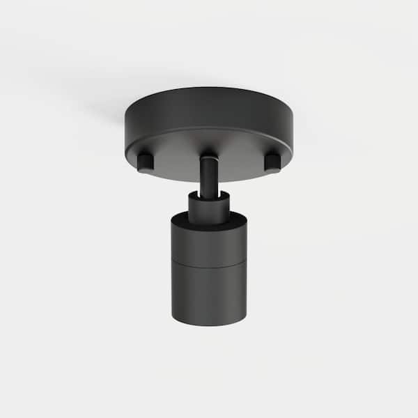 Vidalite Shura 1-Light Black Integrated LED Monopoint Wall Sconce