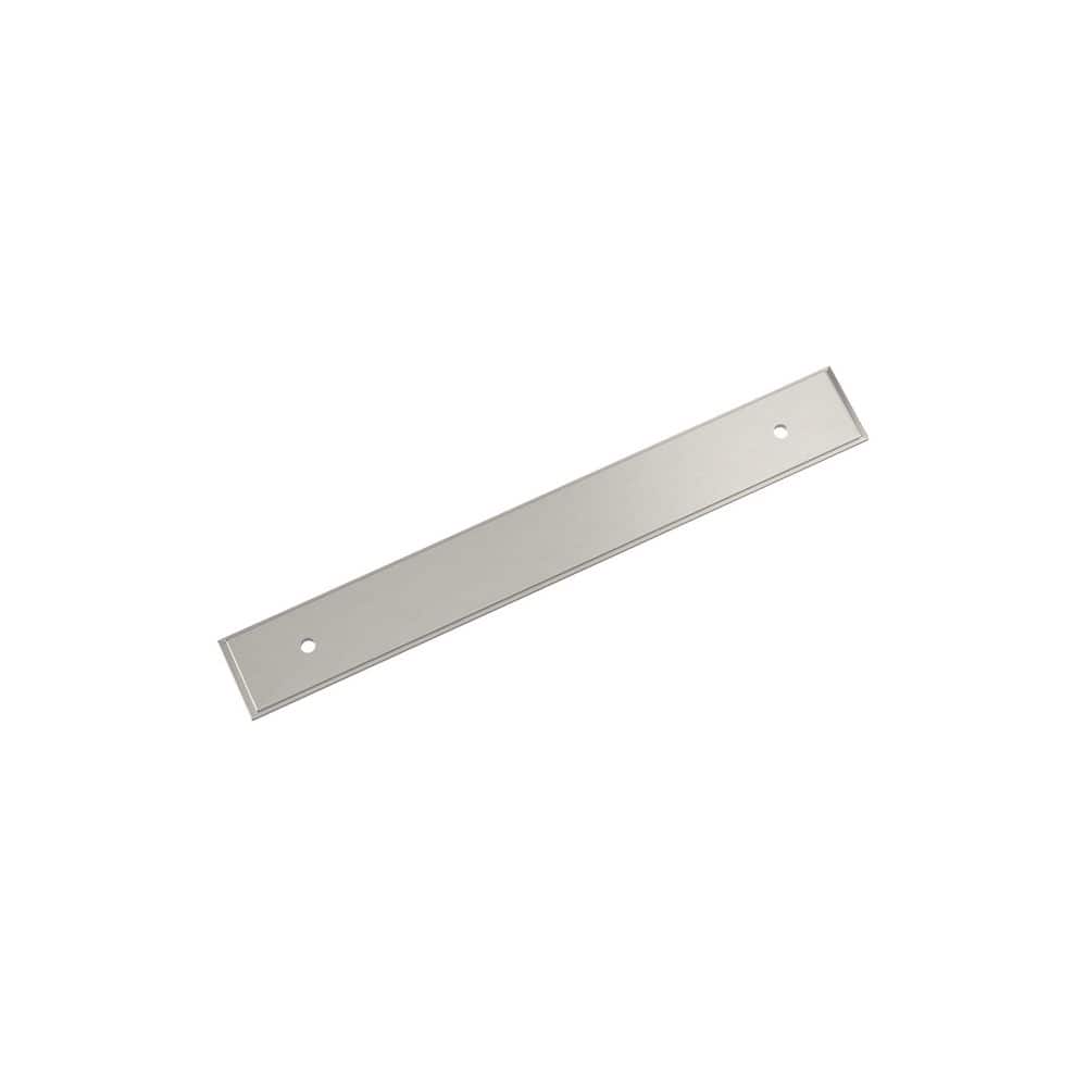 Maymont 6-5/16 in. Center-to-Center Rectangle Satin Nickel Pull Cabinet Backplate price history on PriceWatchPro