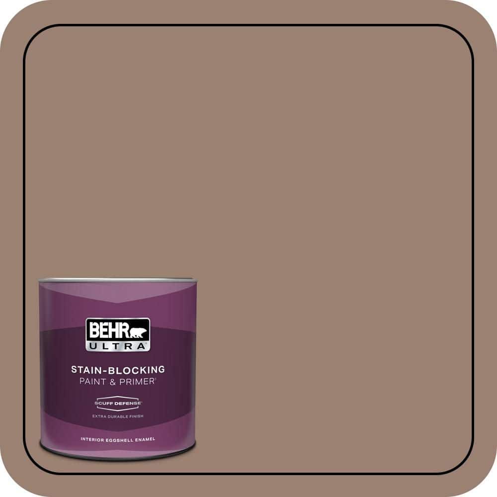 1 qt. #N190-5 Frontier Brown Extra Durable Eggshell Enamel Interior Paint & Primer price history on PriceWatchPro