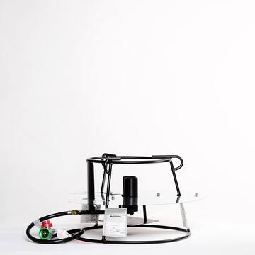King Kooker Double Jet Gas Outdoor Cooker with Attachable Heat Shield 1316N