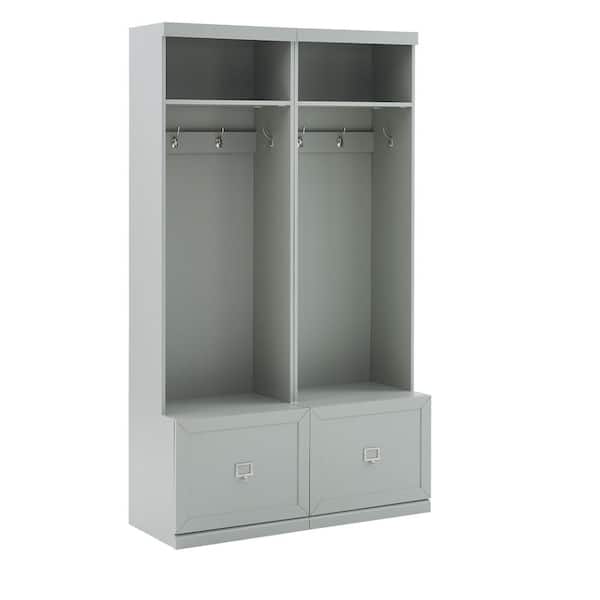 CROSLEY FURNITURE Harper Gray 2-Piece Hall Tree Set