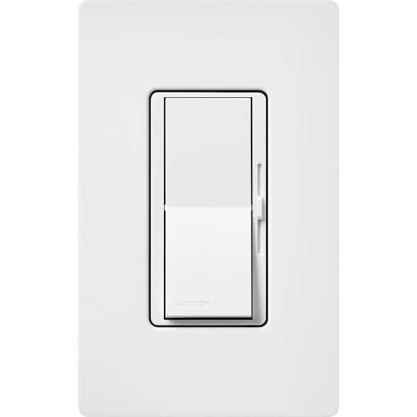 Diva 3-Speed Fan Control, Single-Pole/3-Way, 1.5 Amp, Snow (DVSCFSQ-F-SW)