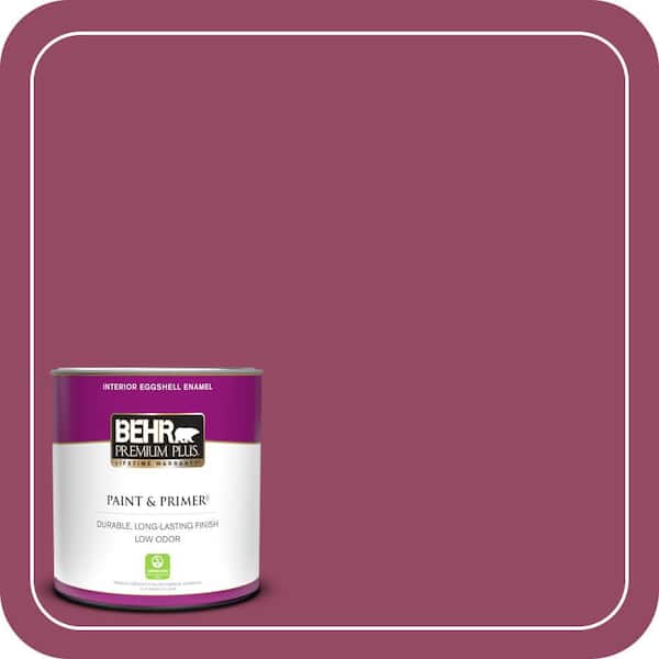 BEHR PREMIUM PLUS 1 qt. #P120-7 Glitterati Eggshell Enamel Low Odor Interior Paint & Primer