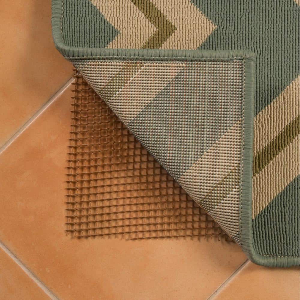 Cushioned Comfort 9' x 12' Brown Latex Outdoor Rug Pad