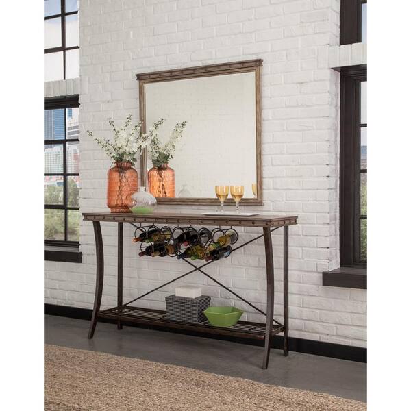 Hillsdale Furniture Emmons Server in Washed Gray