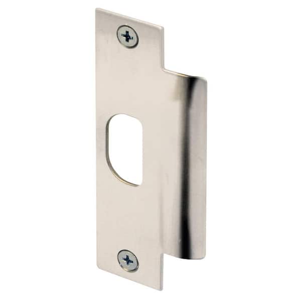 Prime-Line Door Strike, Commercial, ASA 1-1/4 in. x 4-7/8 in. with Screws, Satin Nickel (Single-Pack)