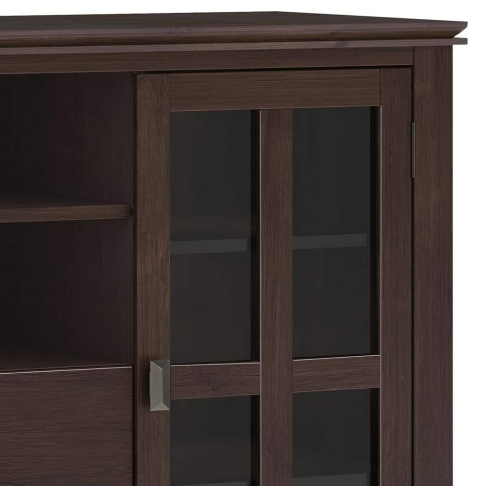Artisan Contemporary 53" TV Media Stand in Dark Chestnut Brown