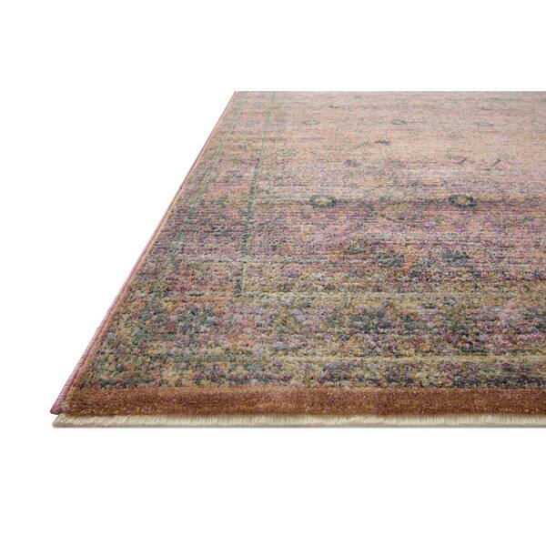 Jean Stoffer Bradbury Sunset / Multi 2 ft. 6 in.  x 12 ft.  Contemporary Runner Rug