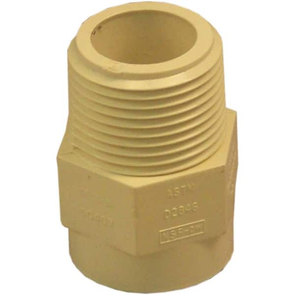 Unbranded 3/4 in. CPVC CTS MPT x S Male Adapter