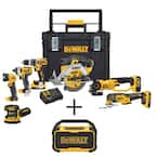 20V MAX Cordless 7 Tool Combo Kit, TOUGHSYSTEM Case, 20V MAX Bluetooth Speaker, and (1) 4.0Ah and (2) 2.0Ah Batteries