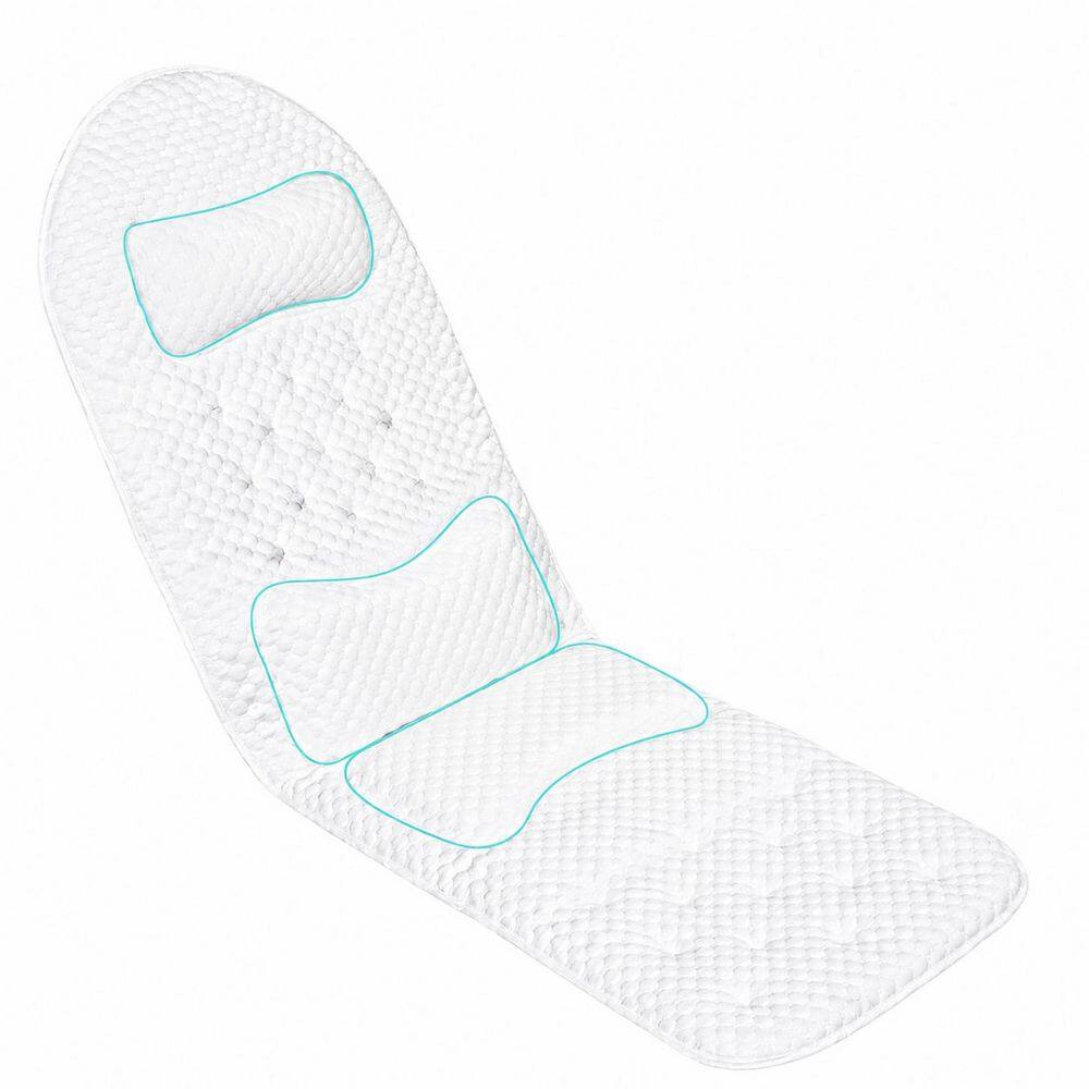 Full Body Bath Pillow 55 x 18 in with Thick Soft Mesh Cushion and Non-Slip Suction Cups for Neck Back price history on PriceWatchPro