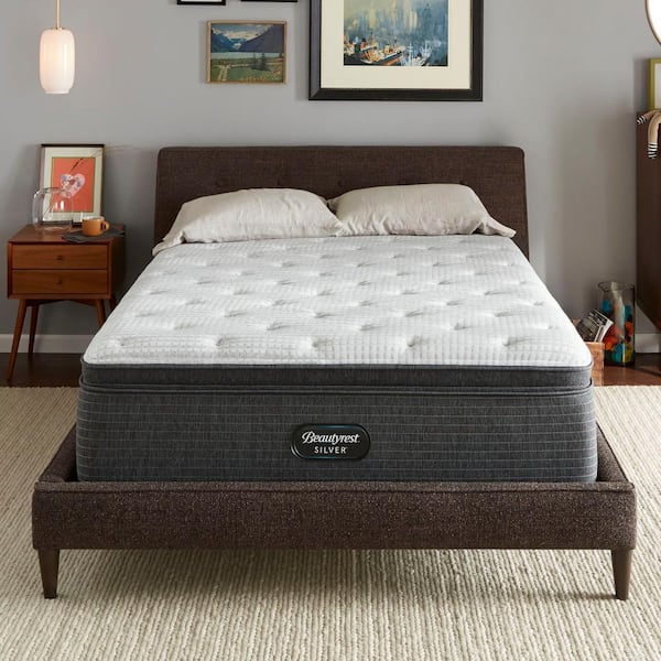 Beautyrest Silver BRS900-C 16.5 in. Full Plush Pillow Top Mattress with 9 in. Box Spring