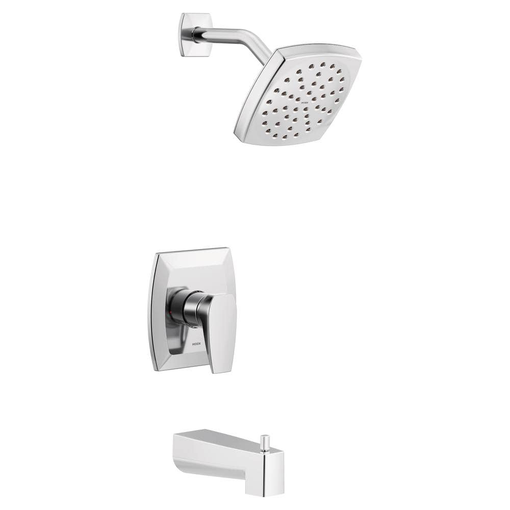 MOEN Via M-CORE 3-Series 1-Handle Eco-Performance Tub and Shower Trim Kit in Chrome (Valve Not Included), Grey