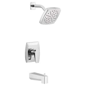 Via M-CORE 3-Series 1-Handle Eco-Performance Tub and Shower Trim Kit in Chrome (Valve Not Included)