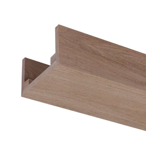 Ornamental Mouldings 5.5 in. W x 3 in. D x 92 in. L Natural White Oak Box Faux Beam