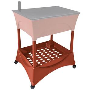 Raised Garden Bed Stand Accessory Kit in Terracotta