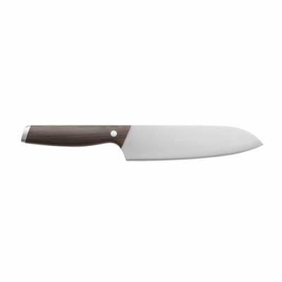 Essentials Rosewood 7 in. Stainless Steel Santoku Knife
