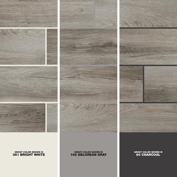 Porcelain Floor And Wall Tile, Best Grout Color For Wood Look Tile