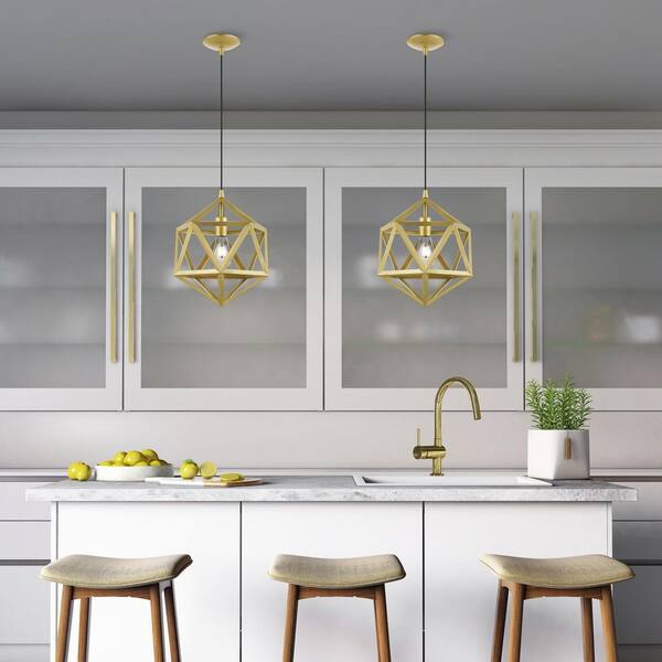 Livex Lighting Hassinger 1-Light Soft Gold Island Pendant