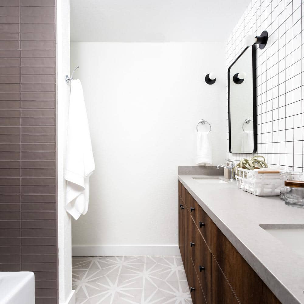 Allora Gray Matte Hexagon Porcelain Tile 8.5" x 10"