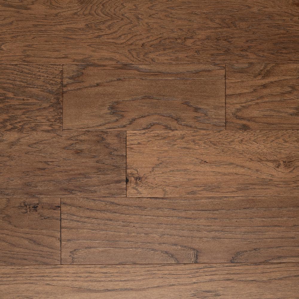 ASPEN FLOORING American Hickory Brooke 3/8 in. T x 6.5 in. W x Varying Length Engineered Hardwood Flooring (43.6 sq. ft./case), Medium