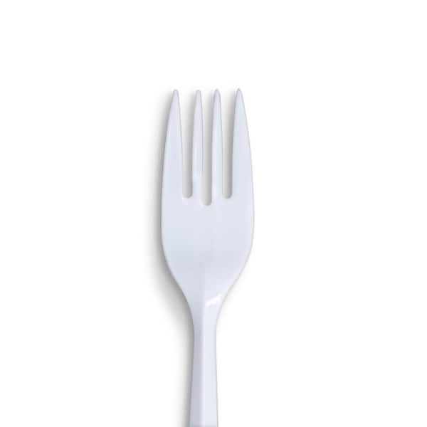 Zoro Select E175001 Fork, White, Medium Weight, Pk1000
