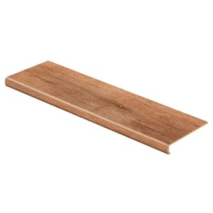Trail Oak/Georgia Clay 47 in. L x 12-1/8 in. W x 2-3/16 in. T Vinyl to Cover Stairs 1-1/8 in. to 1-3/4 in. Thick