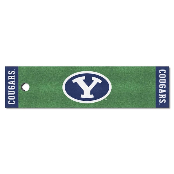 FANMATS NCAA Brigham Young University 1 ft. 6 in. x 6 ft. Indoor 1-Hole Golf Practice Putting Green