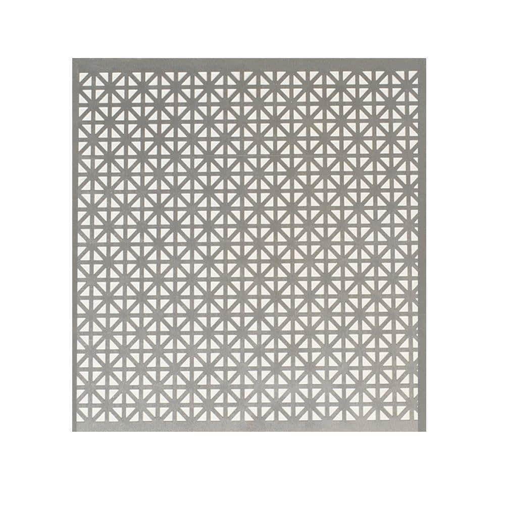 M D Building Products 12 In X 24 In Union Jack Aluminum Sheet In Silver The Home Depot