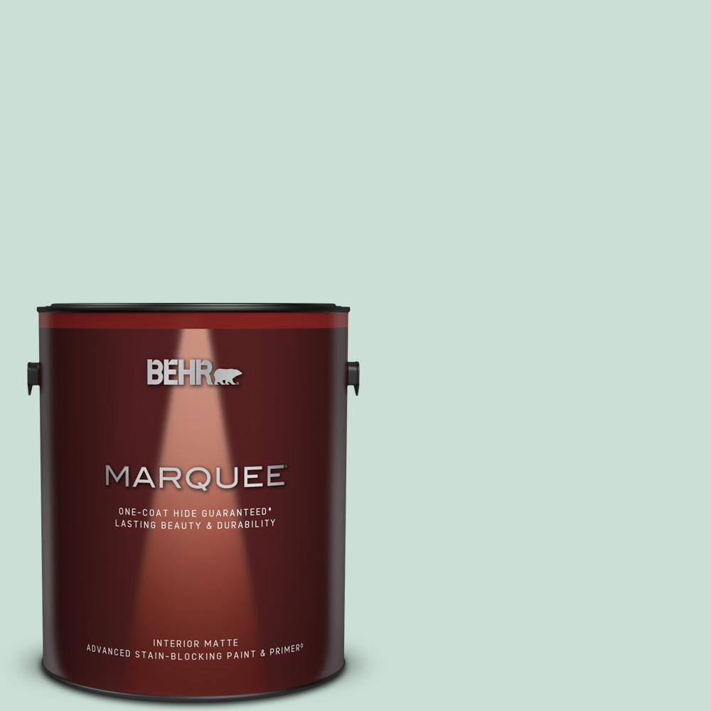 BEHR MARQUEE 1 gal. M4302 Ice Rink Matte Interior Paint & Primer