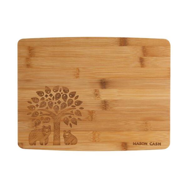 Mason Cash In The Forest 12.6 in x 8.3 in Rectangle Bamboo Cutting Board