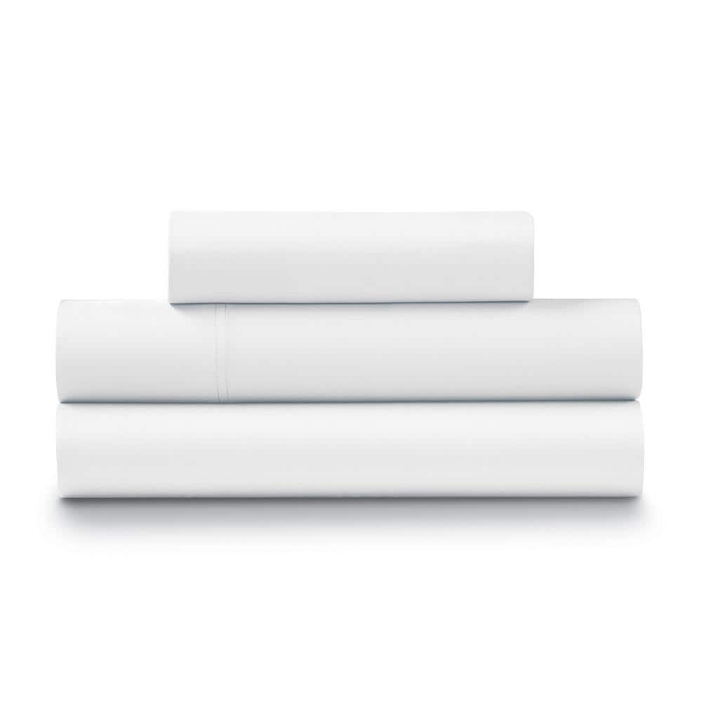 Ella Jayne 300 Thread Count Cotton Percale Deep Pocket 4 Piece Sheet Set, Queen Bedding