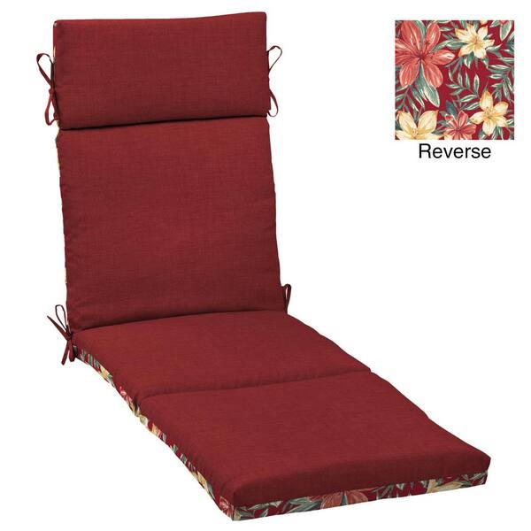 Selections by Arden Ruby Leala Texture Outdoor Chaise Lounge Cushion