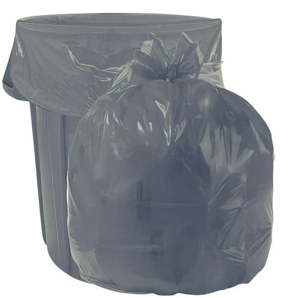 Plasticplace 33 Gal. Silver Low Density Trash Bags (Case of 100)