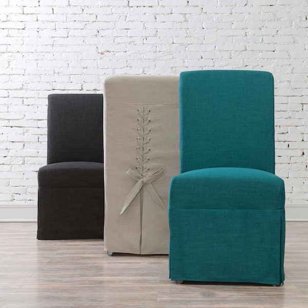 Hayden Charcoal Fabric Upholstered Parsons Dining Chair (2 Per Carton)