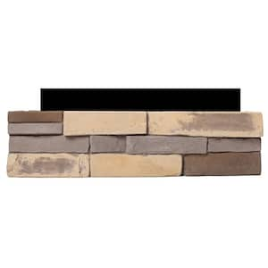 23.5 in. x 6 in. Buckskin Stone Veneer Siding (Flats)