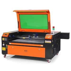 100-Watt CO2 Laser Engraver 24 x 35 in. 19.7 IPS Laser Cutter Machine with 2-Way Pass Air Assist for Wood Acrylic Fabric