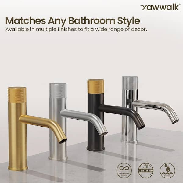 YAWWALK Single Handle Sink Faucet Modern Bathroom Single Hole