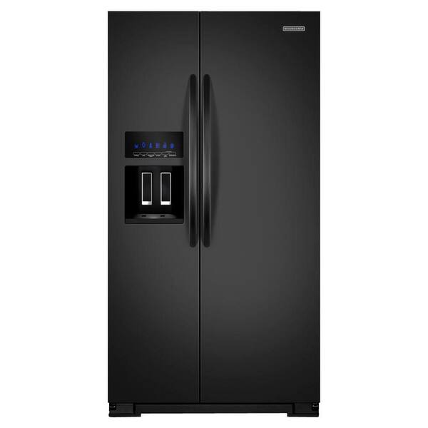 KitchenAid Architect Series II 25.6 cu. ft. Side by Side Refrigerator in Black