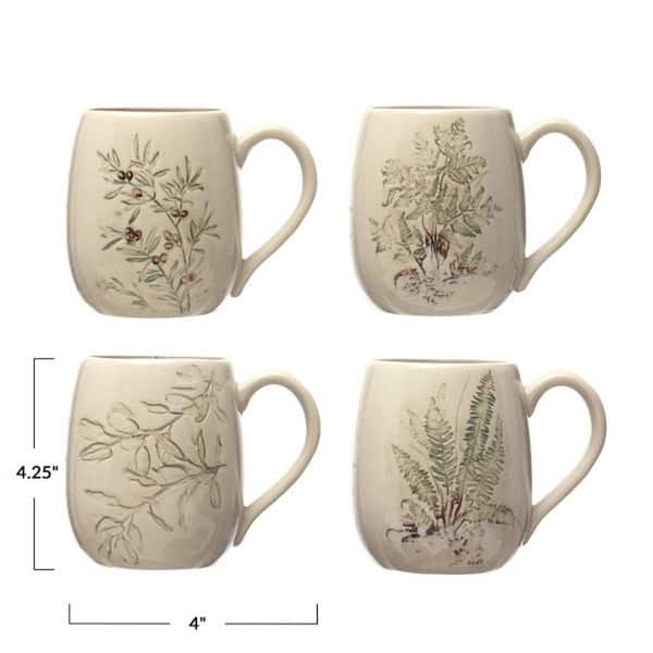 Park Designs Wintertime Multicolor Ceramic Coffee Mug (Set of 4) 867-660 -  The Home Depot