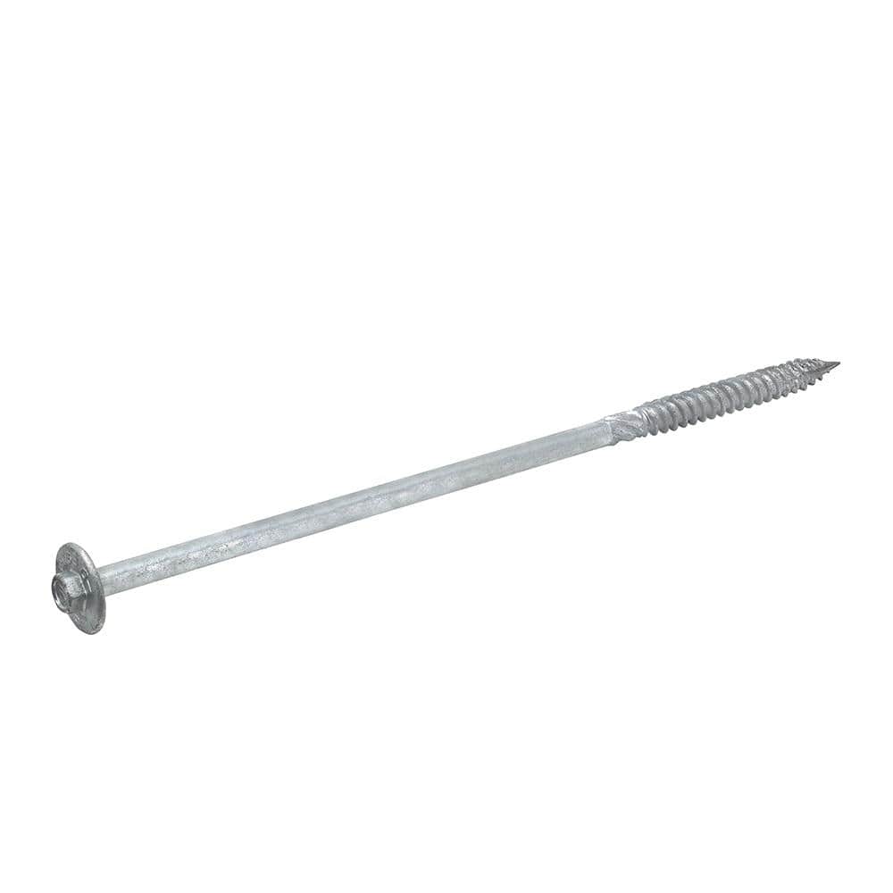 3/8 in. x 10 in. Hex Drive Washer Head Structural Hot Dipped Galvanized Screw (10-Piece) price history on PriceWatchPro