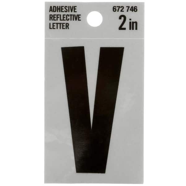 Everbilt 2 in. Vinyl Reflective Letter V