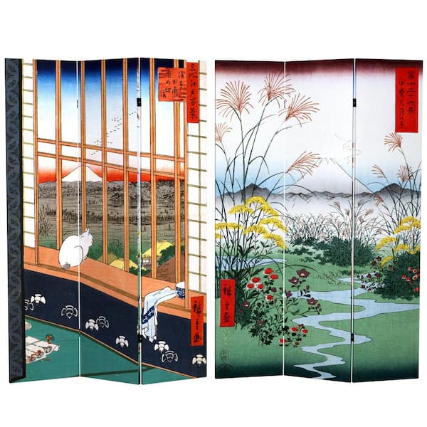 6 ft. Printed 3-Panel Room Divider