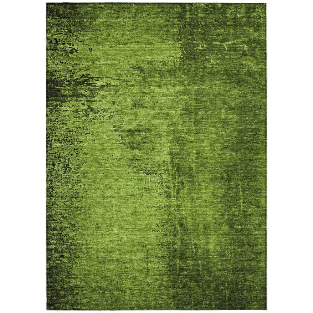 Addison Rugs Chantille ACN554 Green 10 ft. x 14 ft. Machine Washable Indoor/Outdoor Geometric